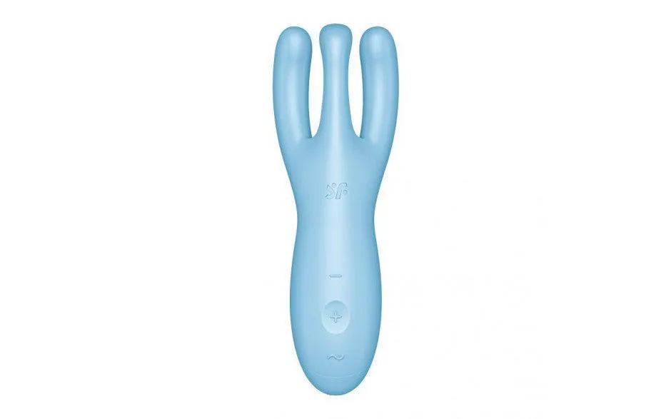 Satisfyer Threesome 4 Connect App Layon Vibrator Blue
