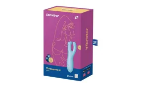 Satisfyer Threesome 4 Connect App Layon Vibrator Blue