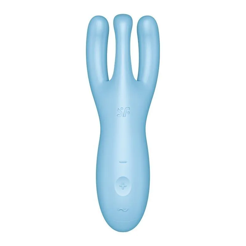 Satisfyer Threesome 4 Connect App Layon Vibrator Blue