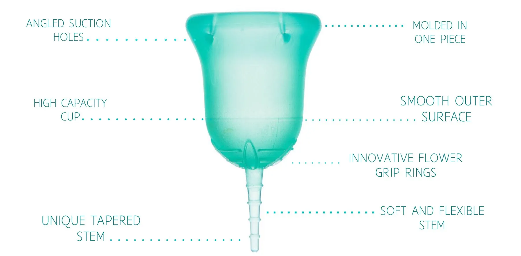 SckoonCup BEGINNER CHOICE Menstrual Cup, Made in USA FDA Approved, Organic Cotton Pouch- Harmony