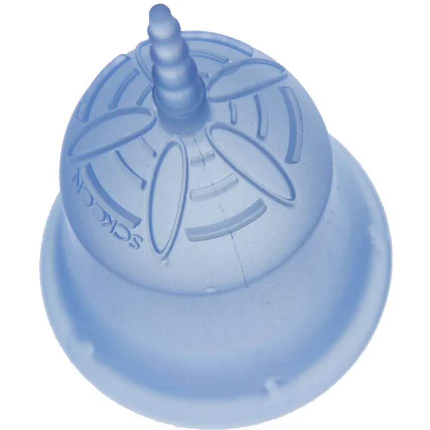 SckoonCup BEGINNER's CHOICE Menstrual Cup, Made in USA FDA Approved, Organic Cotton Pouch - Balance