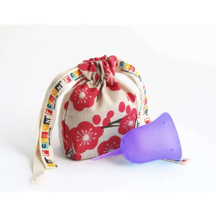 SckoonCup BEGINNER's CHOICE Menstrual Cup, Made in USA FDA Approved, Organic Cotton Pouch- Zen