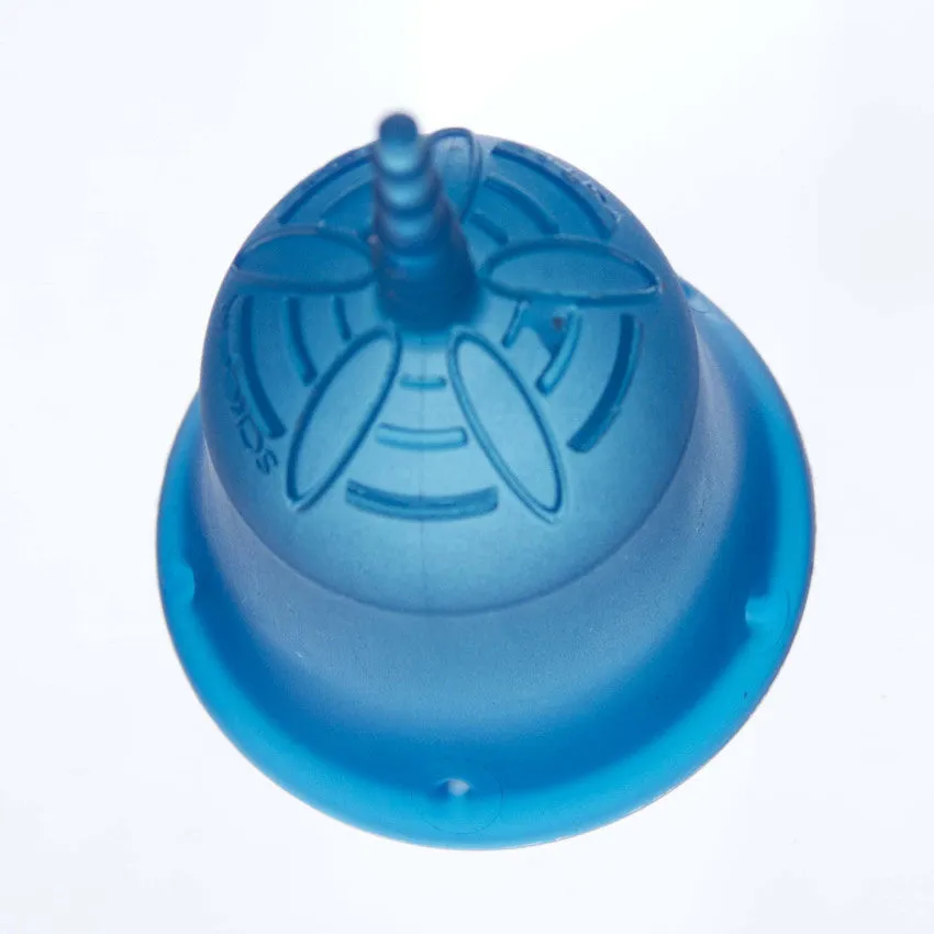 SckoonCup BEGINNER's CHOICE Menstrual Cup,  Made in USA FDA Approved, Organic Pouch- Meditation