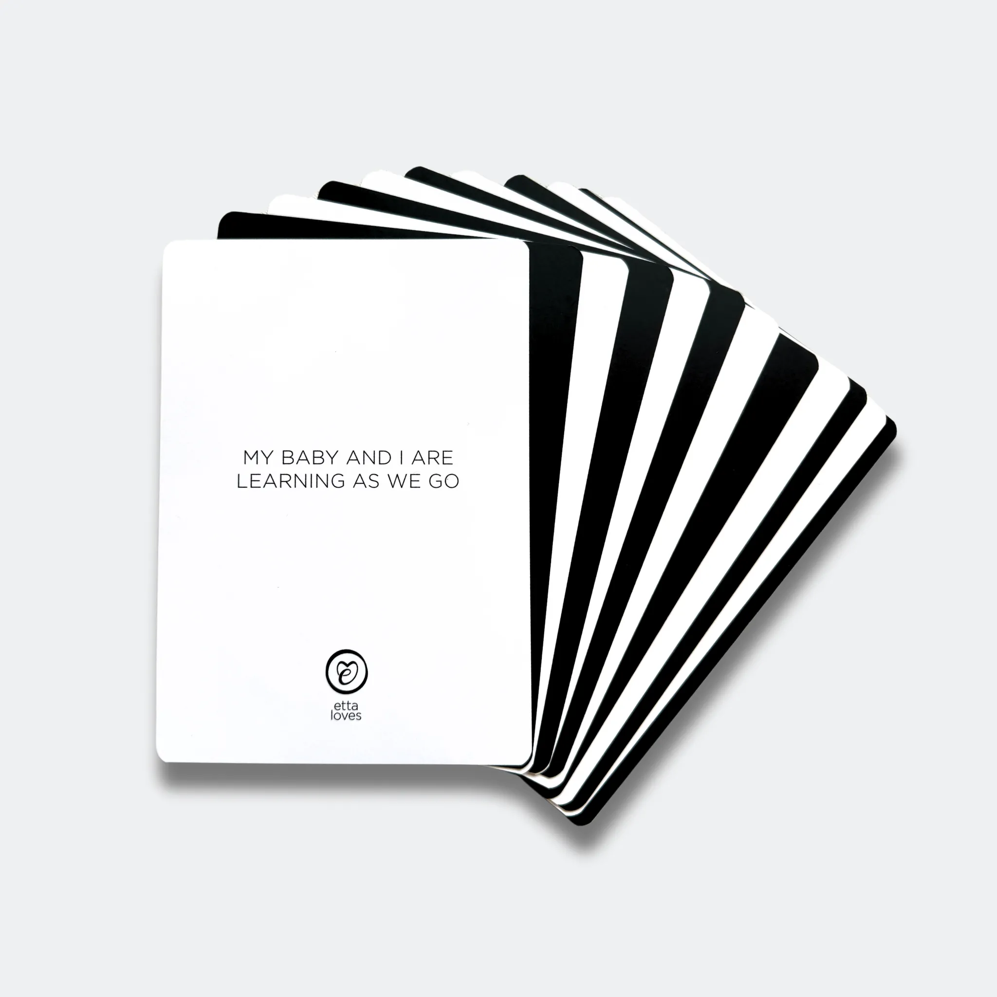 SENSORY FLASHCARDS WITH POSITIVE AFFIRMATIONS - designed for use from birth