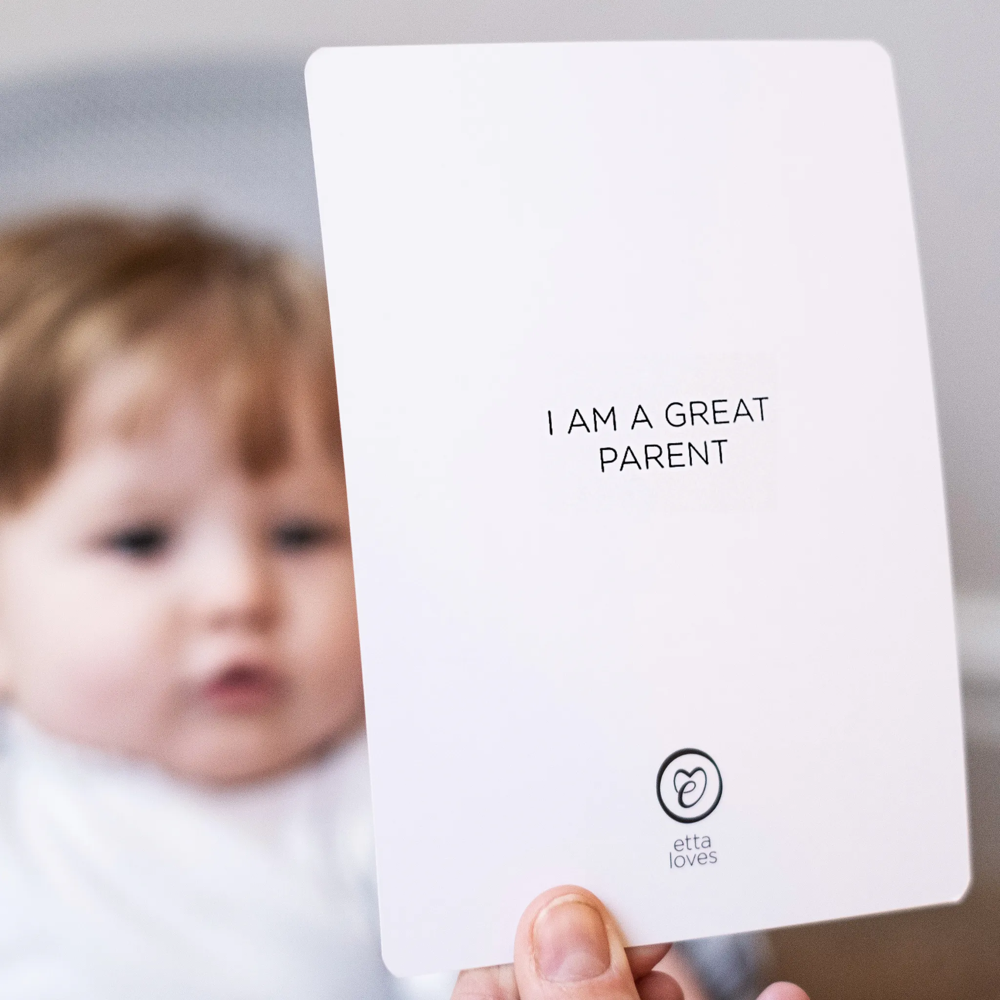 SENSORY FLASHCARDS WITH POSITIVE AFFIRMATIONS - designed for use from birth