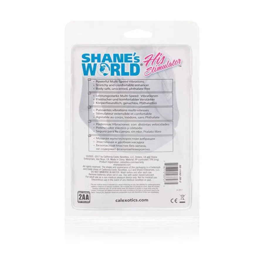 Shane's World His Stimulator Cock and Ball Vibrating Sex Toy for Men