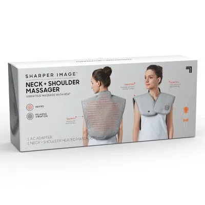 Sharper Image Wrap Neck Heated Pain Relief Massager