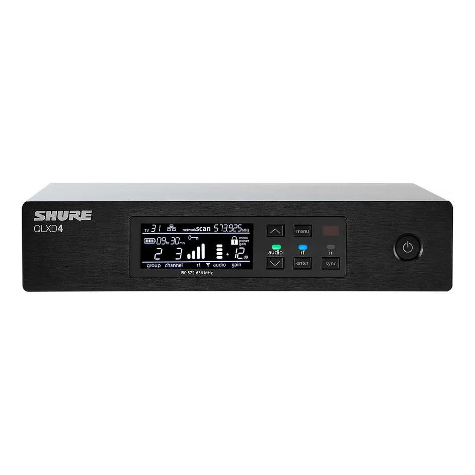 Shure QLXD Digital Wireless Receiver 470-534 MHz