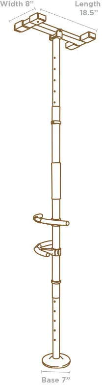 Signature Life Sure Stand Pole with Handles