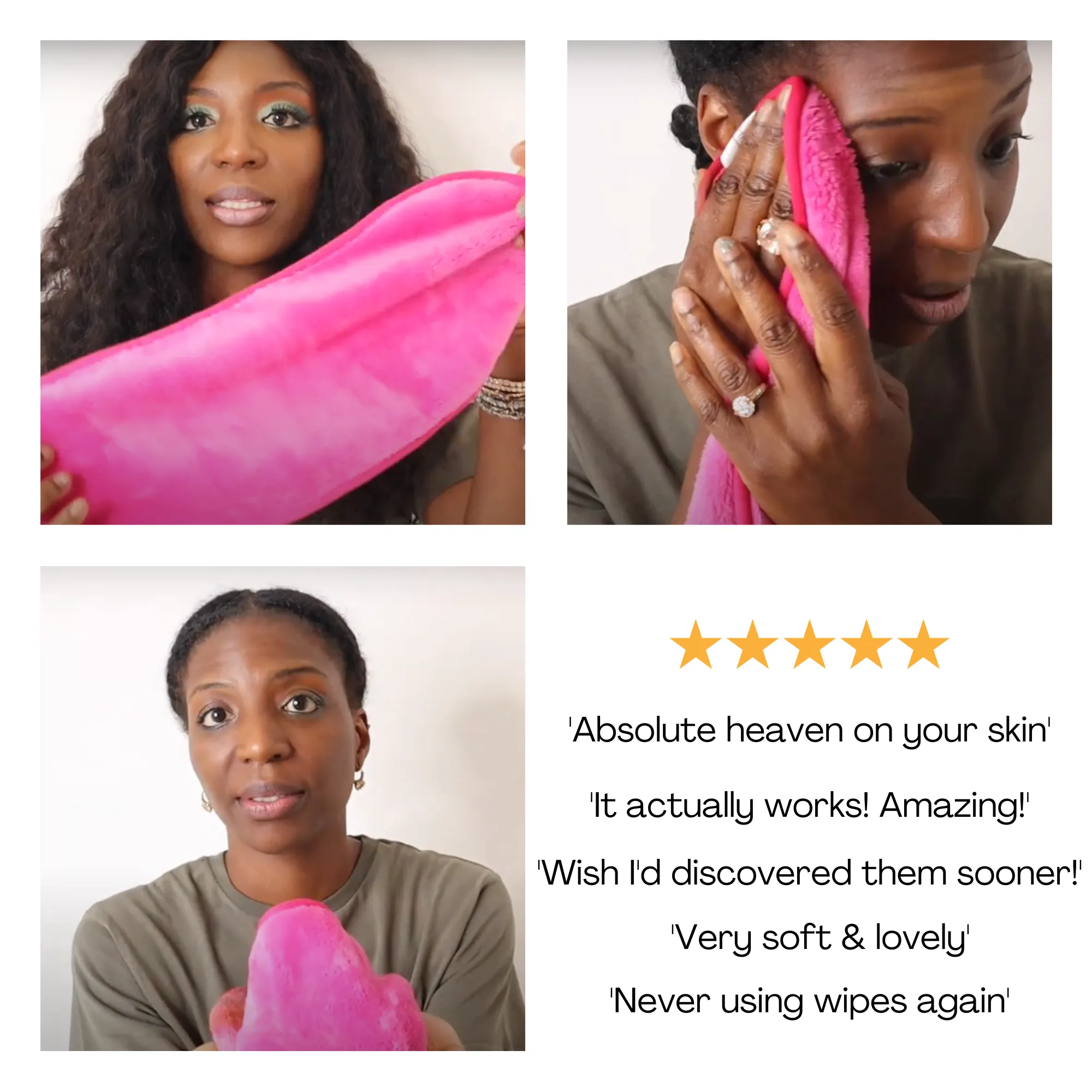 Simply Gone Makeup Remover Cloth - Set of 2 (Purple & Grey)