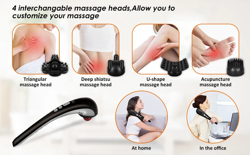 SL-482 Snailax Handheld Massager, Cordless