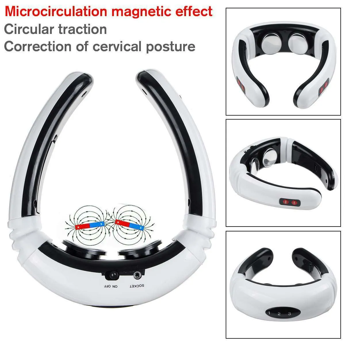 SMAXPRO™ Magnetic Pulse Cervical Neck Massager | Eastern Magnetic Therapy