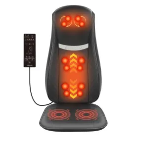 Snailax Upgraded Deep Kneading Shiatsu Back Massager with Heat with Adjustable Intensity - SL-220