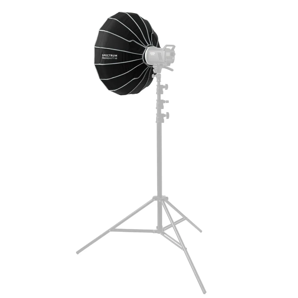 Spectrum Pro Beauty Dish Collapsible Softbox 60cm / 23.6" Bowens Mount (No Grid) (DEMO STOCK)