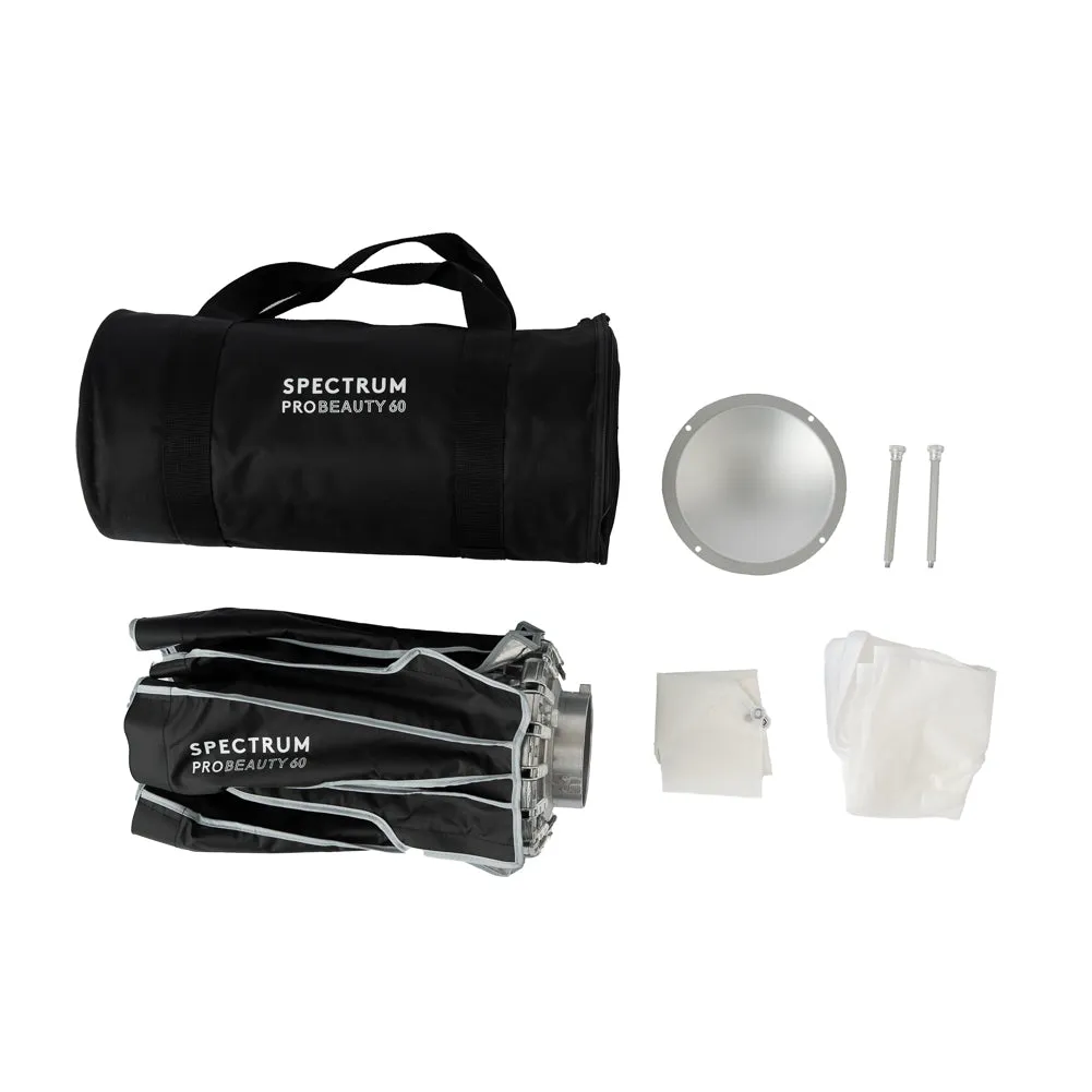 Spectrum Pro Beauty Dish Collapsible Softbox 60cm / 23.6" Bowens Mount (No Grid) (DEMO STOCK)