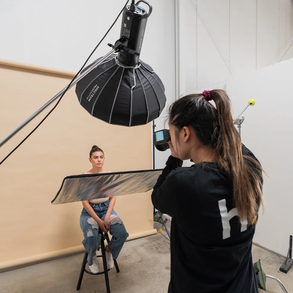 Spectrum Pro Beauty Dish Collapsible Softbox 60cm / 23.6" Bowens Mount (No Grid) (DEMO STOCK)