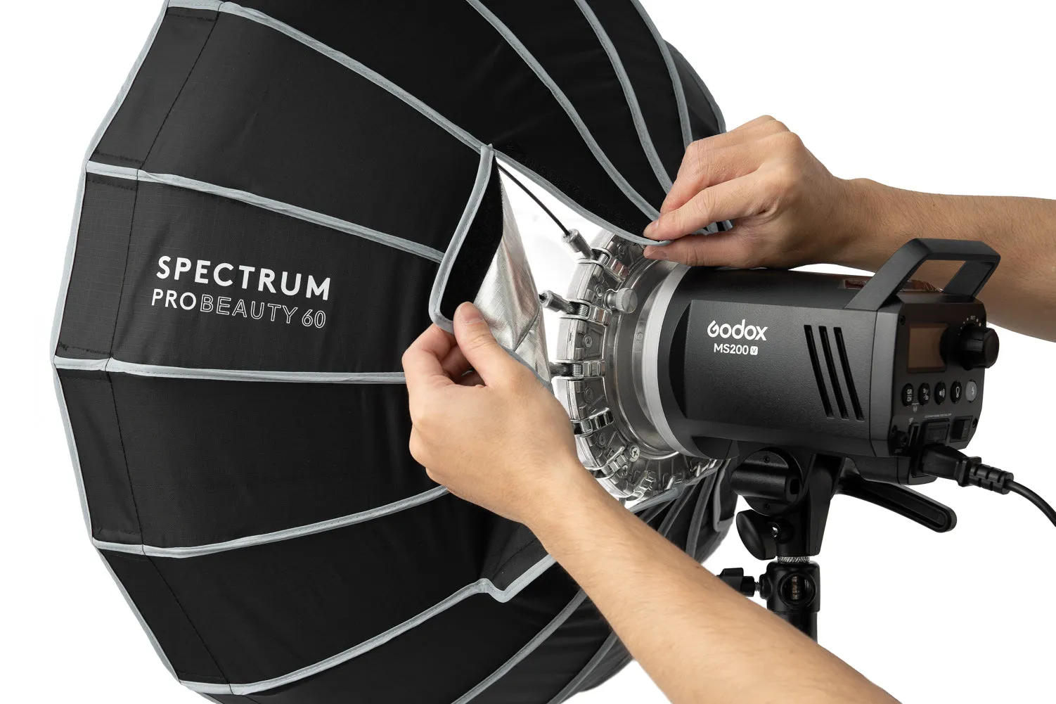 Spectrum Pro Beauty Dish Collapsible Softbox 60cm / 23.6" Bowens Mount (No Grid) (DEMO STOCK)