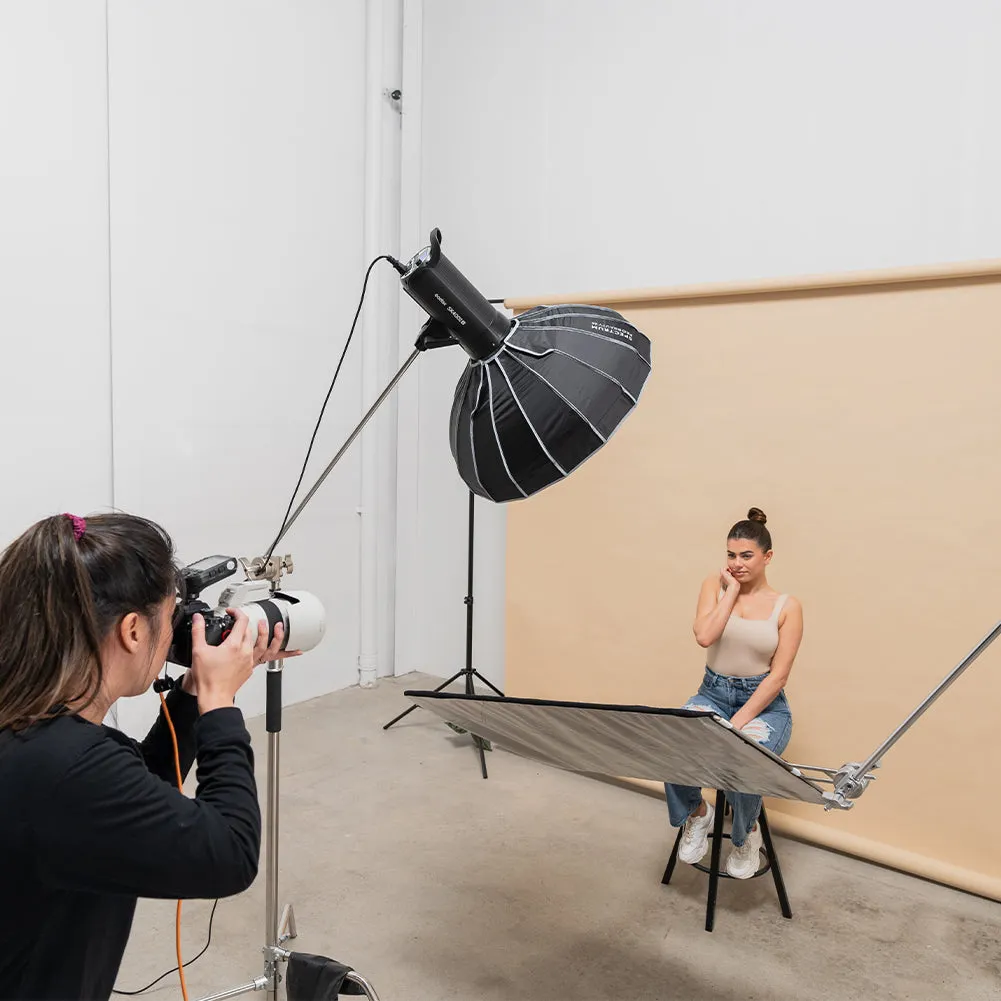 Spectrum Pro Beauty Dish Collapsible Softbox 60cm / 23.6" Bowens Mount (No Grid) (DEMO STOCK)
