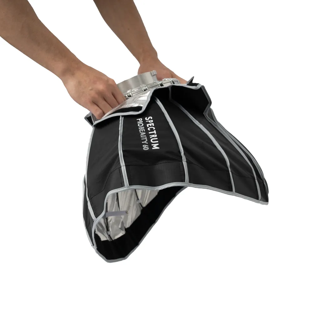 Spectrum Pro Beauty Dish Collapsible Softbox 60cm / 23.6" Bowens Mount (No Grid) (DEMO STOCK)