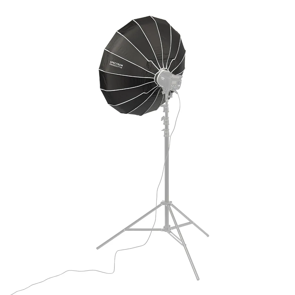 Spectrum Pro Beauty Dish Collapsible Softbox 85cm / 33.5" - Bowens Mount (No Grid) (DEMO STOCK)