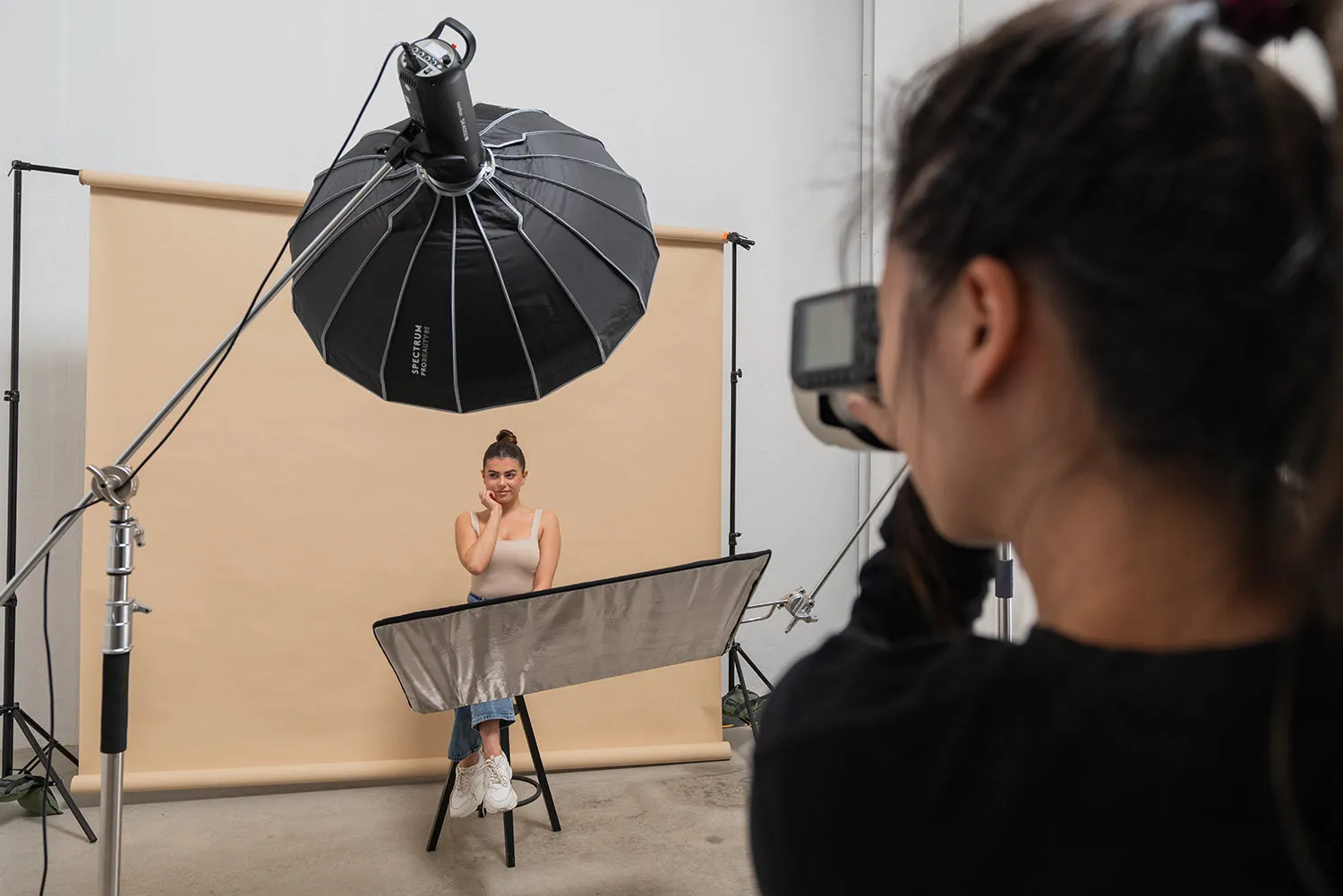 Spectrum Pro Beauty Dish Collapsible Softbox 85cm / 33.5" - Bowens Mount (No Grid) (DEMO STOCK)