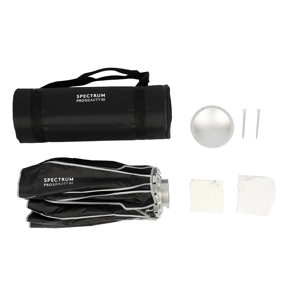 Spectrum Pro Beauty Dish Collapsible Softbox 85cm / 33.5" - Bowens Mount (No Grid) (DEMO STOCK)
