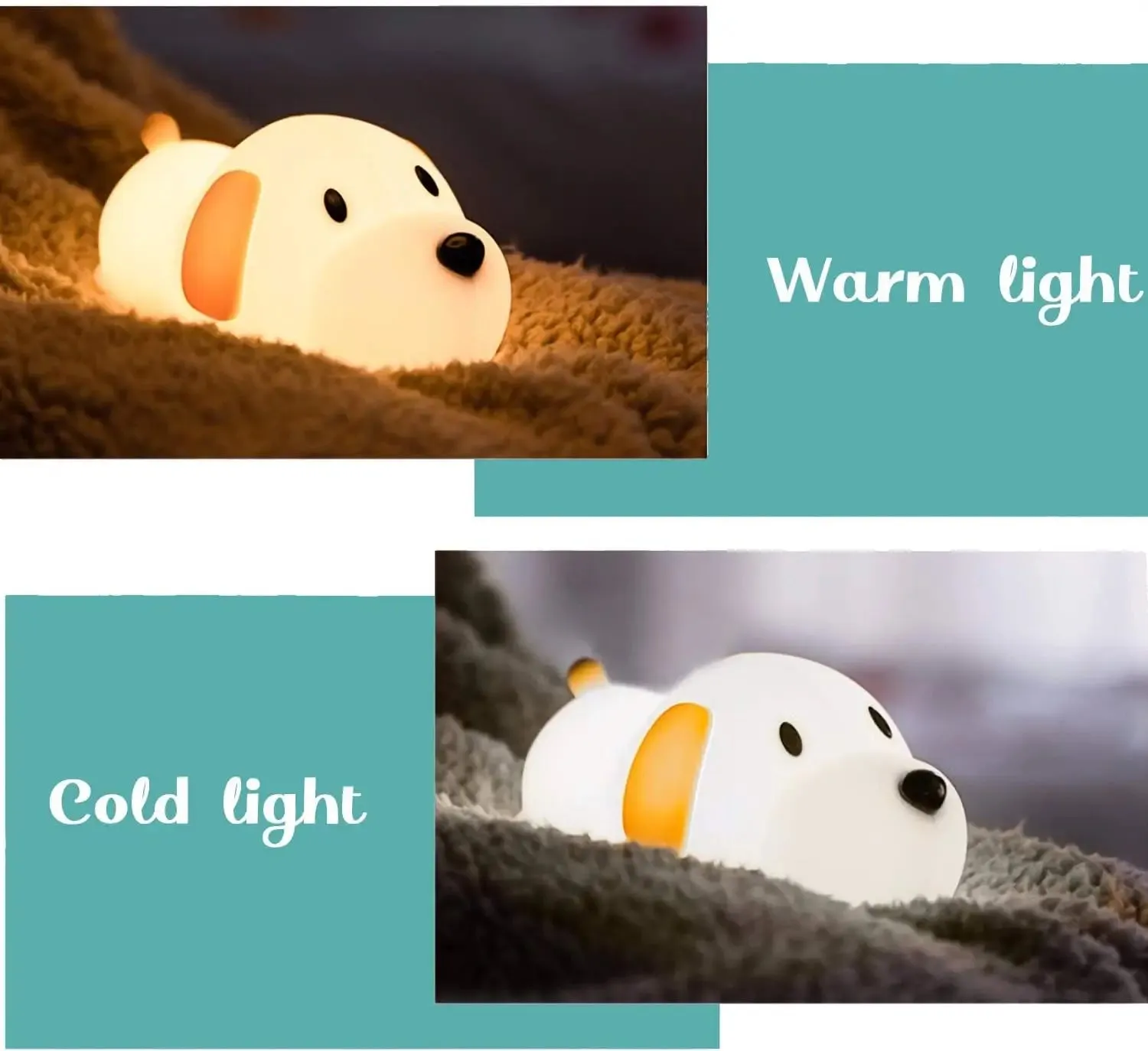 Super Cute LED Puppy Night Light