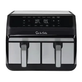 Sur La Table Digital Dual Basket Air Fryer | 7 Functions, Smart Sync Finish, 3.8L Baskets