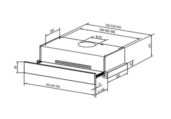 Teka TLR2 62 SS 60cm Recirculation Hood