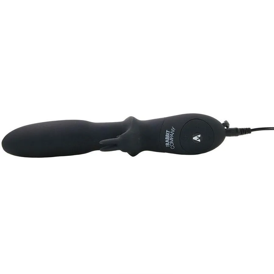 The Beaded Back Door Rabbit Prostate Massager & Anal Vibrator Black