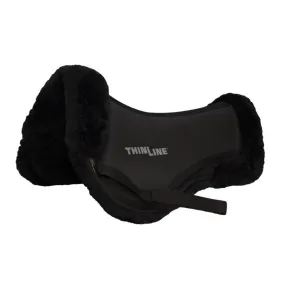 ThinLine Full Sheepskin Trifecta Half Pad, Black