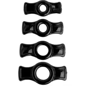 Titanmen Cock Ring Set - Black