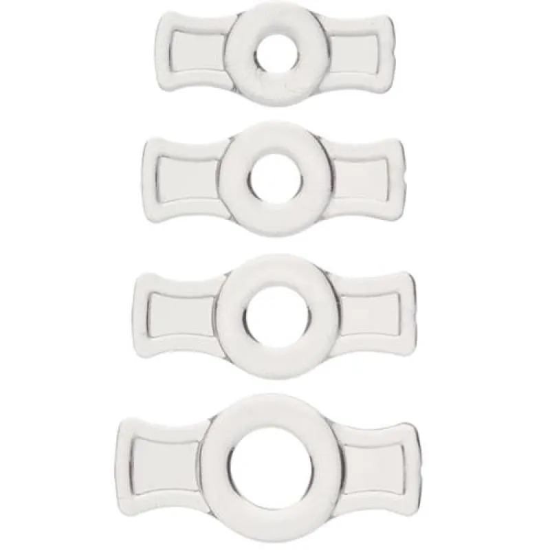 Titanmen Tools Cock Ring Set - Clear