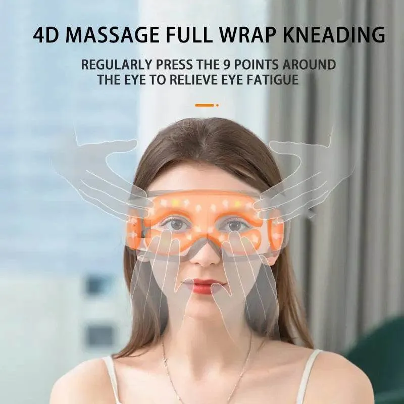 Vibrating Eye Massager With Airbag and Hot Compress