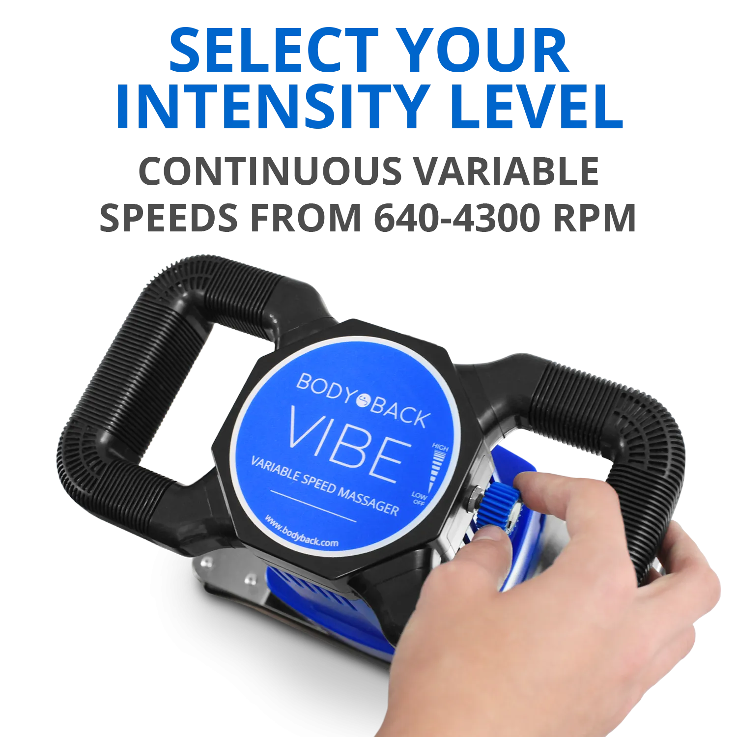 WHOLESALE - Body Back Vibe 2.0 Variable Speed Orbital Massager