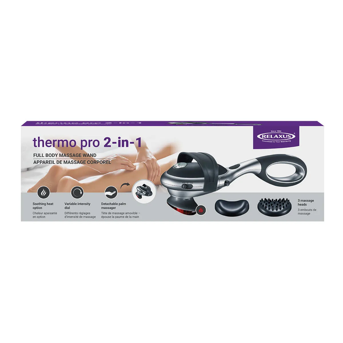 Wholesale Thera Pro 2-in-1 Full Body Massager Wand