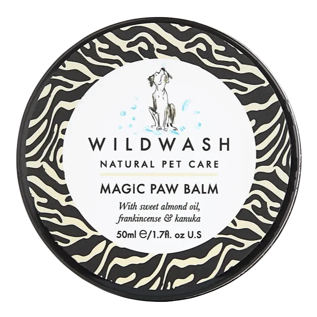 WildWash PRO Magic Paw Balm With Sweet Almond Oil, Frankincense & Kanuka For Dogs & Cats