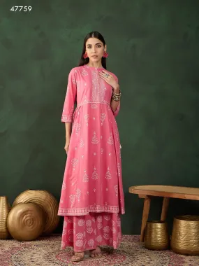 Women's Designer Party Wear Soft Muslin Silk Salwar Suit