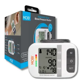 Wrist Blood Pressure Monitor Bp Monitor Large LCD Display Blood Pressure Machine Adjustable Wrist Cuff 5.4-7.7-Inch Automatic 120x2 Sets Memory