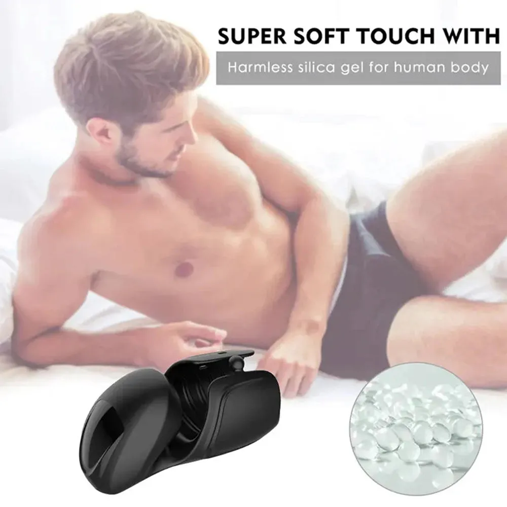 XV8 Adjustable Glans Trainer Vibrating Cock Hardness Long Last Training Sex Toy